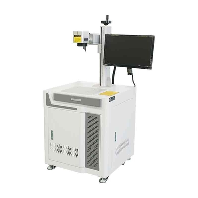 Laser marking desktop type jewelry gold ribbon laser marking Jinan factory supply 20w fiber machine